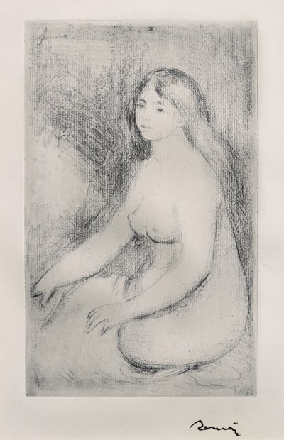 Seated Bather, 1897 by Pierre Auguste Renoir